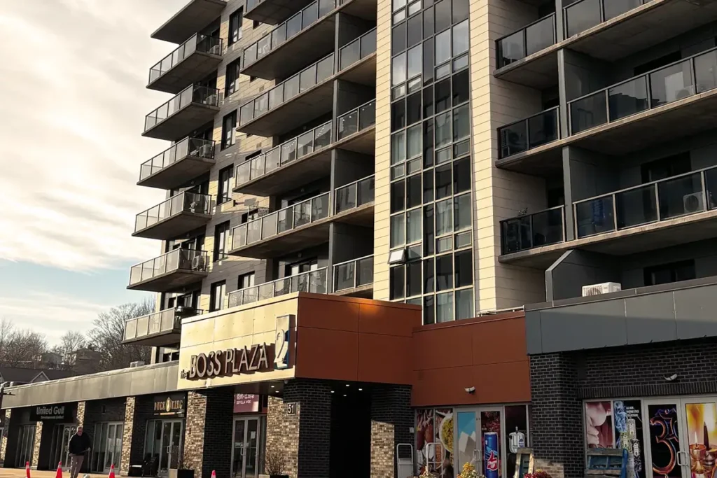 Boss Plaza mixed use development in Fairview Halifax led by Navid Saberi United Gulf Developments